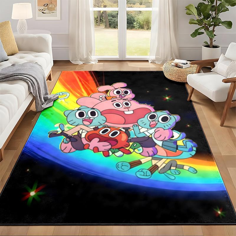 Gumball Carpet Door Mat for Living Room or Bedroom Protective Mat Under Chair Office Decoration Christmas Gift Birthday Present