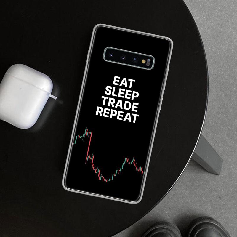 

Trade Investment Forex Stock Market Phone Case Cover for Samsung Galaxy S26 S25 Edge S24 S23 Ultra S22 Plus S21 FE S20 + Art Cus Samsung S25 Edge