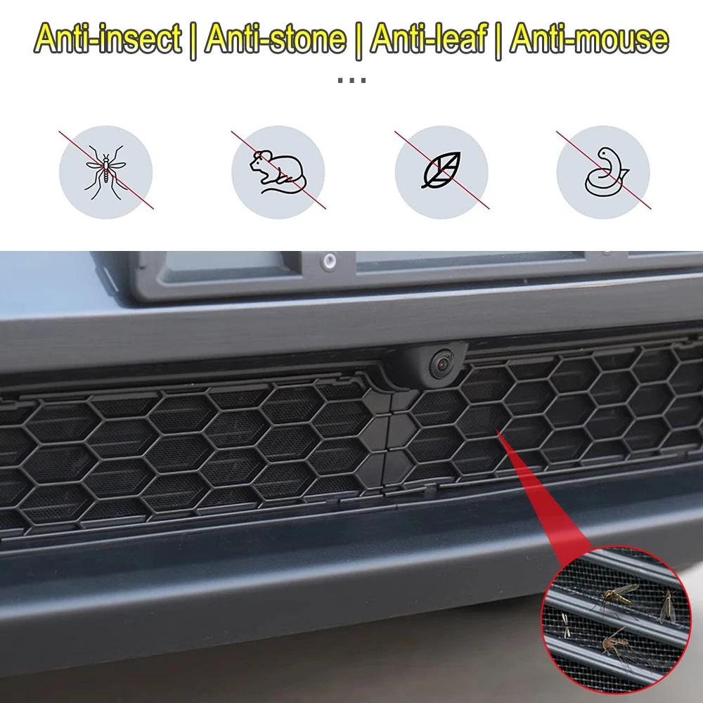 Front Grill Mesh Insert for Tesla Model Y Juniper Air Vent Cover Guard Car Bumper Grille for Tesla Model Y Accessories 2025 2026