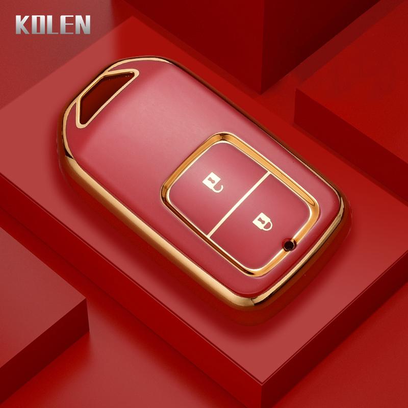 TPU Car Remote Key Case Cover Shell For For Honda CRV CR-V Fit Civic Accord HR-V HRV City Odyssey XR-V Protector Holder Keyless