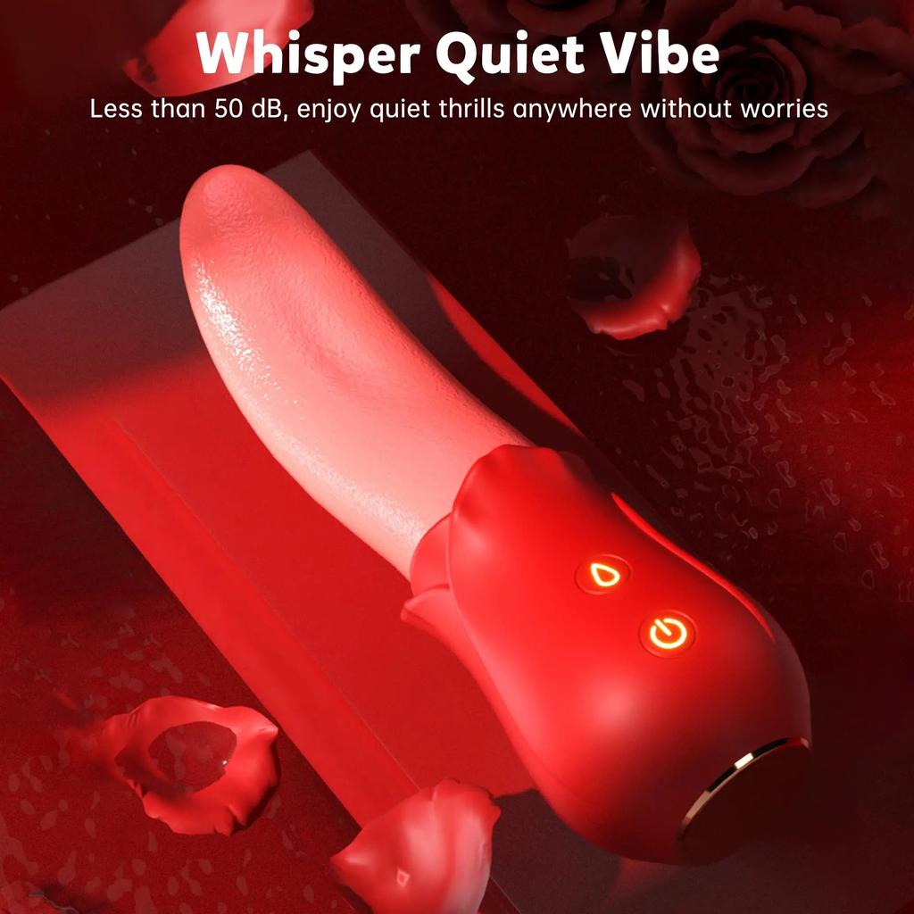 10 Muster, großer realistischer Zungenvibrator, Klitoris-Stimulator, weiblicher Masturbator, erwachsenes weibliches Zungenspielzeug, G-Punkt-Stimulator, vaginaler Klitoris-Masturbator