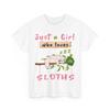 Faultier Shirt, Einfach Ein Mädchen, Das Faultiere Liebt Tierliebhaber Frauen Mädchen Süßes Shirt