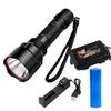 C8 High-Brightness Rechargeable Flashlight: Long Range, Waterproof, Durable, and Portable for Self-Defense