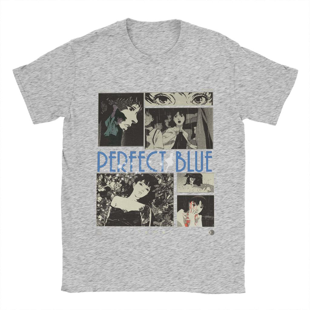 PERFECT BLUE T Shirt Summer Cotton T Shirts For Men Hipster Custom DIY Tshirt Short Sleeve Y2K Basic Tops