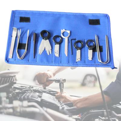 20Pcs Trim Removal Tool Kit Stereo Player Radio Removal Keys Tool Kit Auto Radio Repair Removal Tool