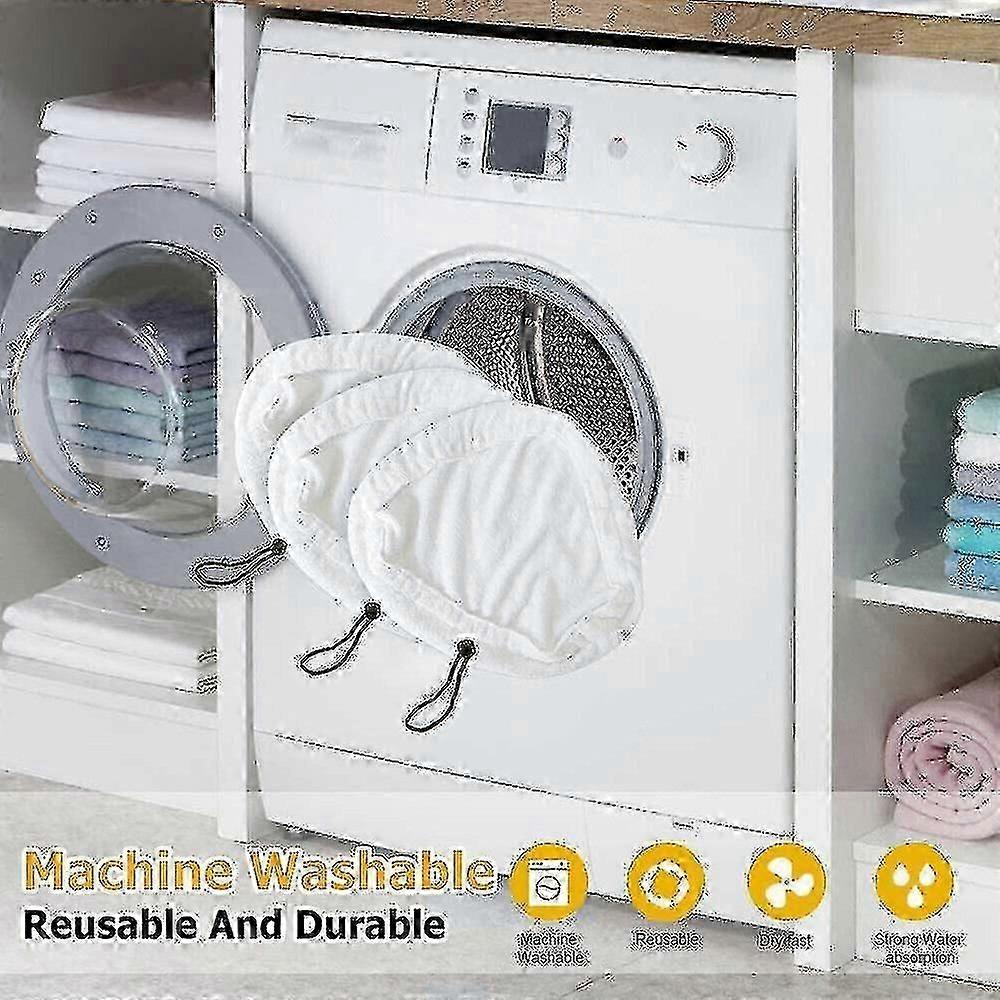 6pcs H2o Steam Mop Pads Cover Replacement Washable Cloth Cleaning Rag