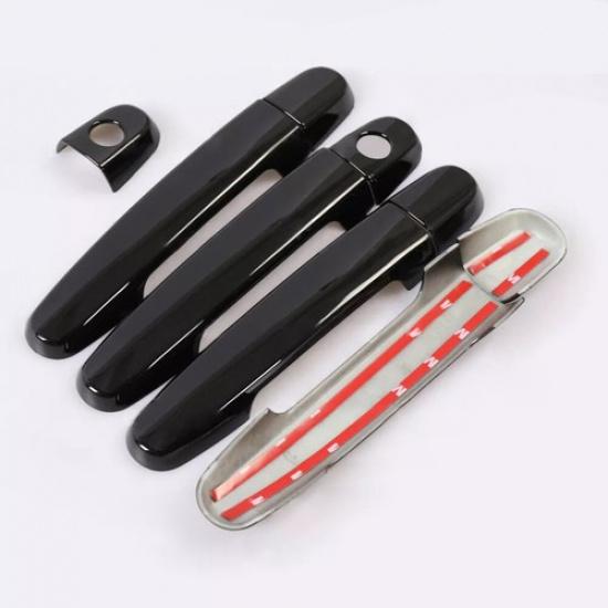 Door Handle Covers Trims For 2003-2013 Toyota Corolla Sedan 9 PCS Glossy Black