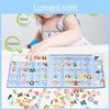 Wooden Animal Alphabet Recognition Cards Educational Toy For Learning Preschool