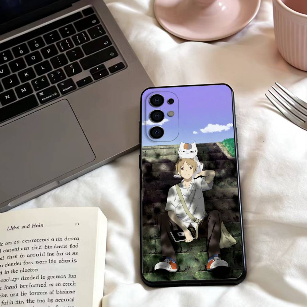 Anime S-Sensei Natsume  Phone Case For Samsung S25,24,23,22,30,21,10,9,Ultra,Plus,Lite,FE,4,5 G Soft Black Case