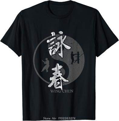 Kung Fu Chinezesc Arte Marțiale Mixte Wing Chun Îmbrăcăminte Bărbați Tricou Supradimensionat Camisas Fitness Tricou Topuri Modă Tricou Bumbac