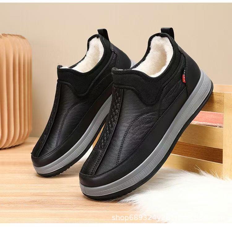 Men's Fleece-Lined Winter Snow Boots 2025: Thick, Cold-Proof, Warm Cotton Footwear
