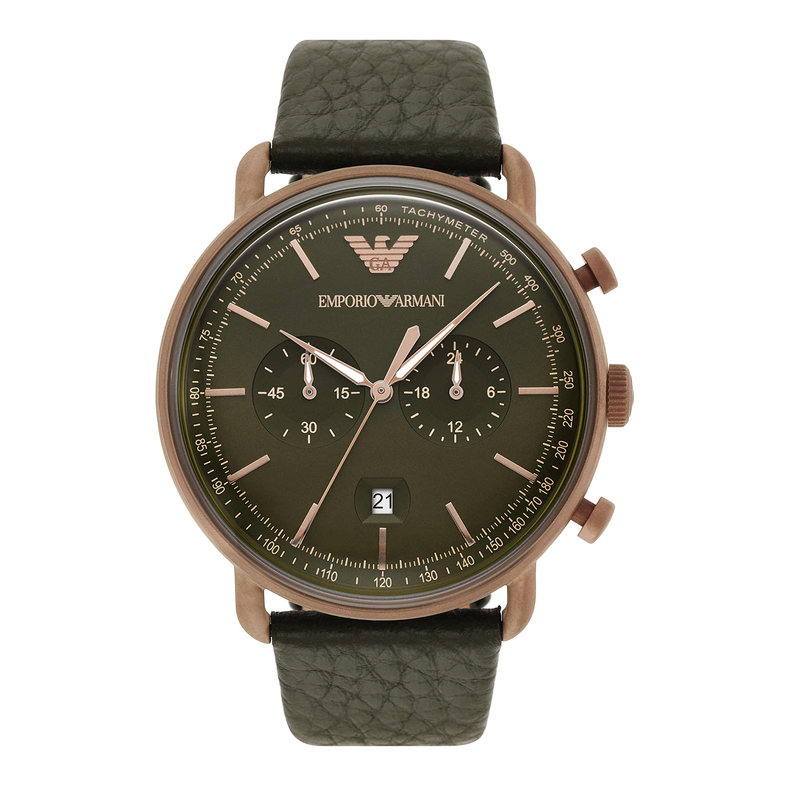 

Emporio Armani AR11421 Green Watch Men s зелений