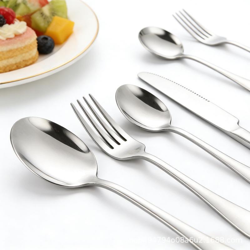 1010 Series 410 Stainless Steel Western Tableware Set – Serving Spoon & Cake Set for Restaurants & Hotels