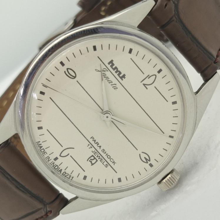 

OLD HMT JANATA WINDING ИНДИЙСКИЕ МУЖСКИЕ МЕХАНИЧЕСКИЕ ЧАСЫ a412876-1 Sku008-a412876