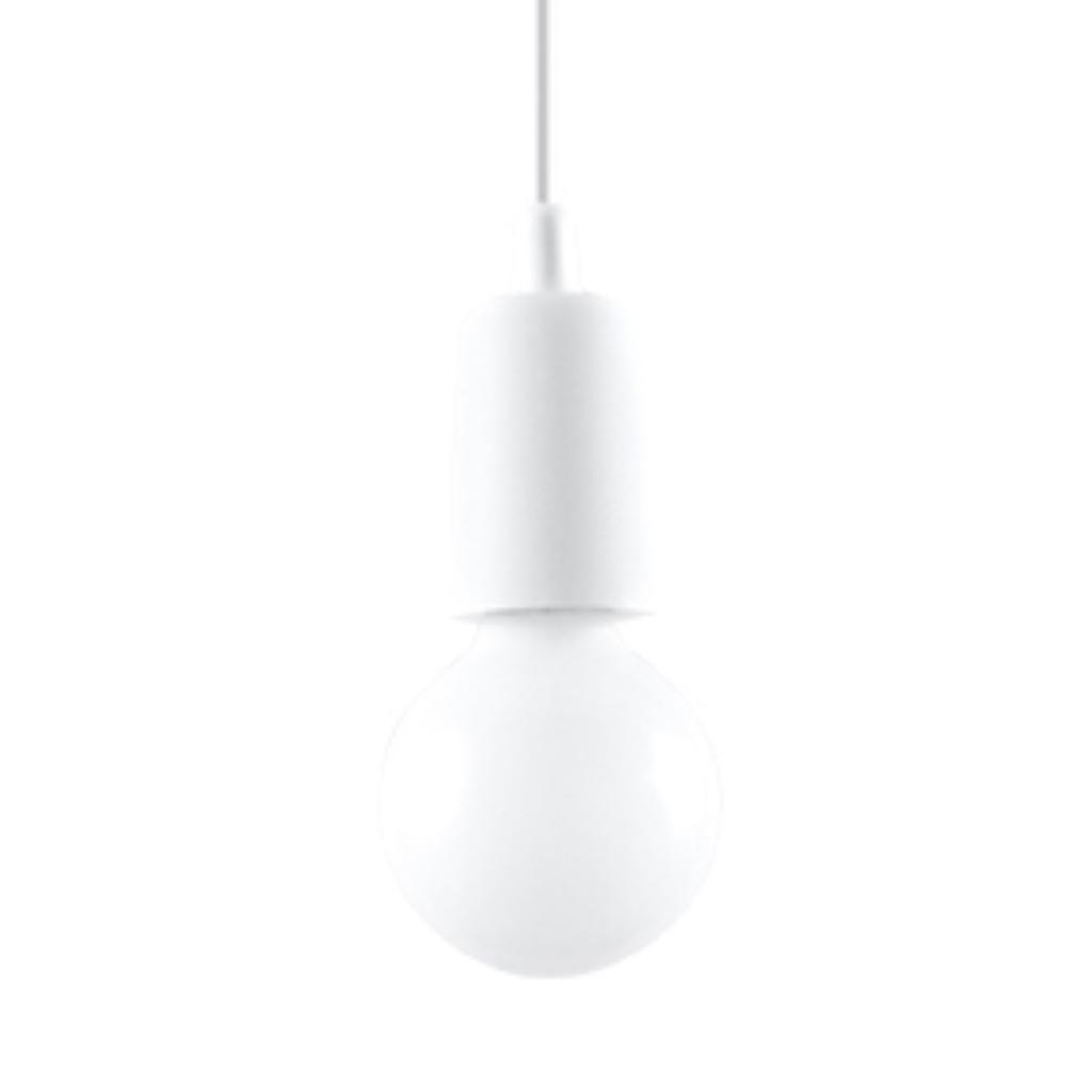 Diego 1 White Hanging Lamp