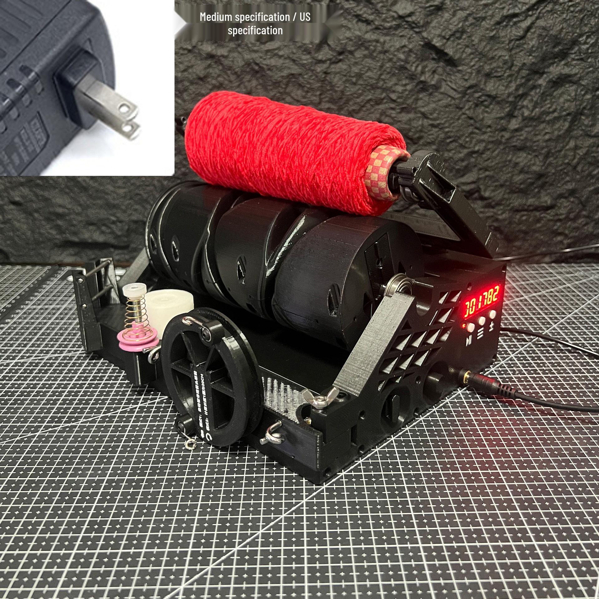 

Мини-машина для тафтинга с обратной намоткой пряжи для DIY-проектов