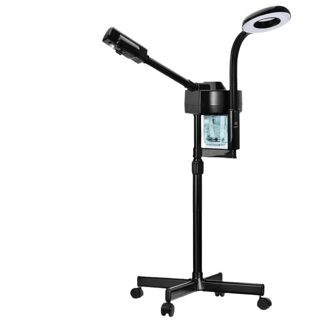 2 In 1 Professional Facial Steamer 2-in-1 Magnifier Nano Spray Water Replenisher Beauty Salon Hot Spray Beauty Device