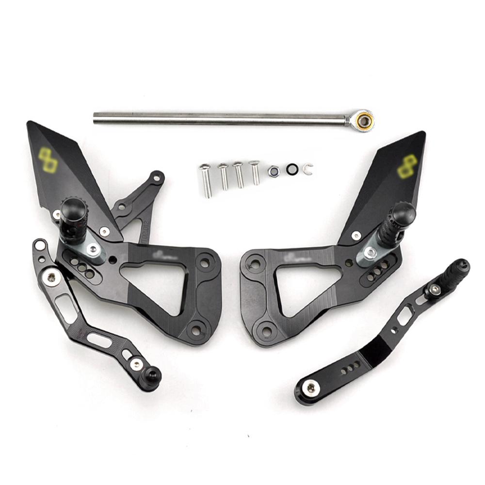 Motorcycle FOOTBOARDS For SUZUKI GSXR-1000 2017-2024 Rear Sets Heighten Pedal Adjustable Rearsets FootPegs Shift Lever Brake