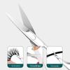 Beauty Scissors Set: Curved Eyebrow, False Eyelash, Nose Hair Trimming & Tattooing Scissors with Pointed Tips for Makeup Artists.