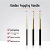 Authentic Gold Microblading & Shading Needles - 5-Round, 3 Tapered for Semi-Permanent Eyebrows