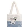 Autumn Winter New Cute Furry Bag 2024 Niche Design Soft Texture Handheld Puppy Bag Versatile Commuter Bag for Women