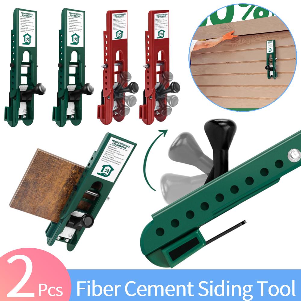 2Pcs Siding Installation Tools Siding Mounting Kit with Adjustable Reveals Siding Installation Carbon Steel for Home Exterior