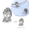 Abalorios de Plata 925 Buda Tathagata Perla Ajuste Pulsera Para Mujeres Hombres Accesorios DIY Joyería Regalo