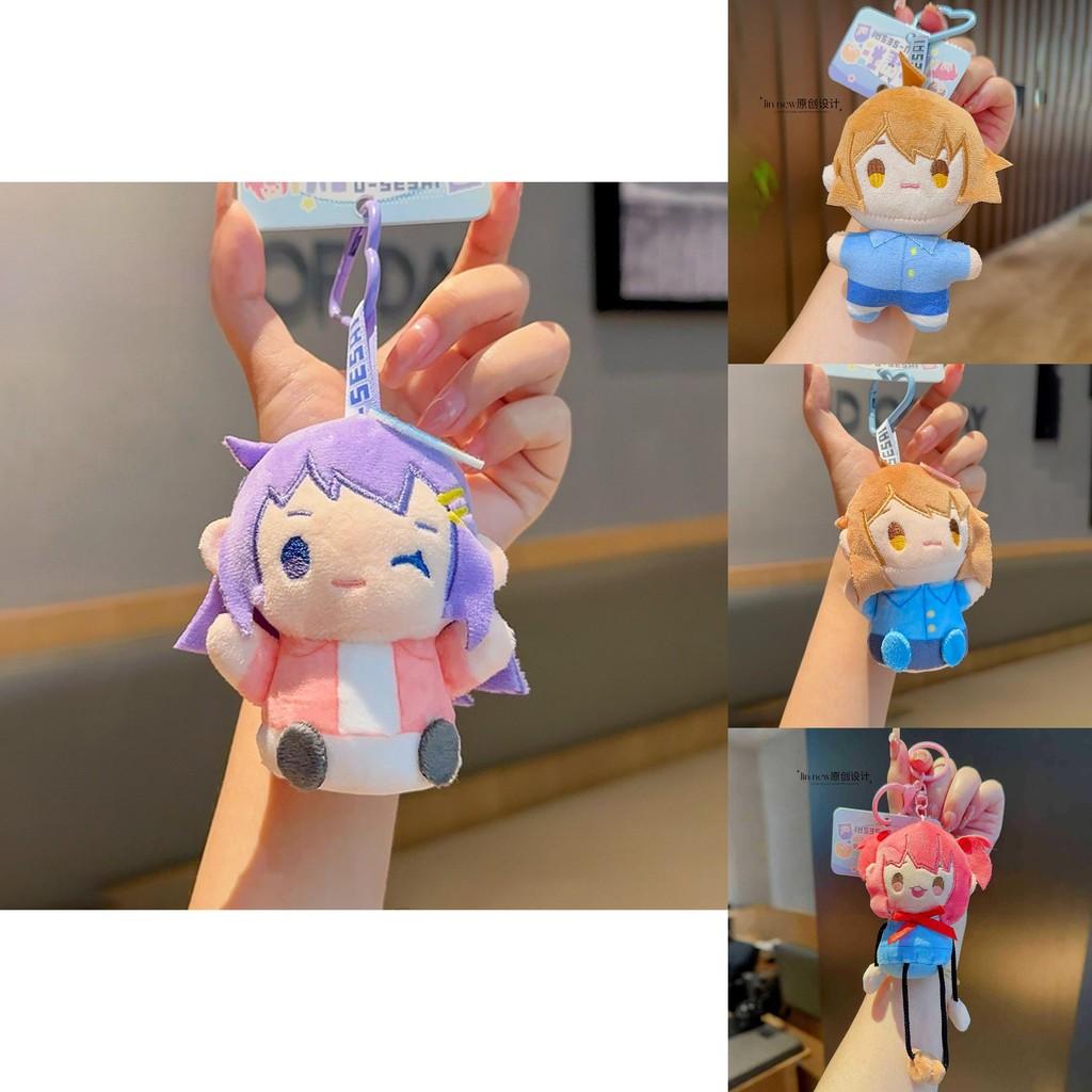 Cartoon Characters Plush Keychain With Magnetic Attachable For Anime Collector Fans