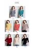 Hengyuanxiang Women's Pure Wool Round Neck Sweater - Solid Color Casual Knitwear for Spring, Autumn, and Winter