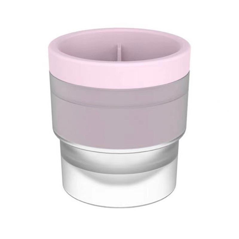 1Pc Ice Ball Maker Mold Silicone Lid Round Sphere Cube For Cocktail Whiskey