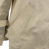 LONDON FOG 80s Vintage Long Sleeve Trench Coat 8 Khaki Back Check Women Used
