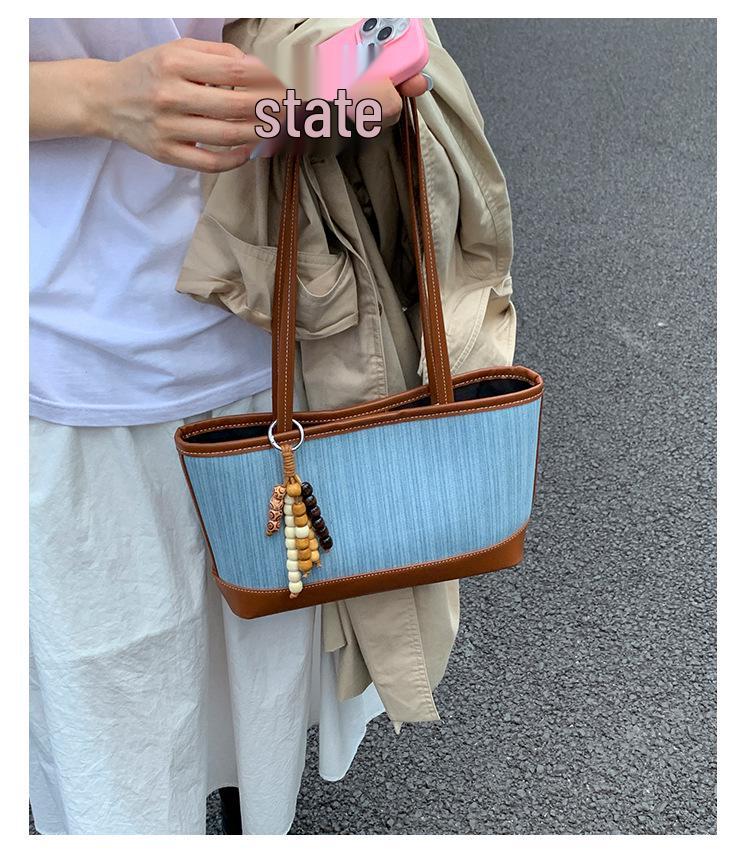 Retro Korean Pleated Underarm Shoulder Bag 2025 - Women's Large Capacity Crossbody Bucket Style