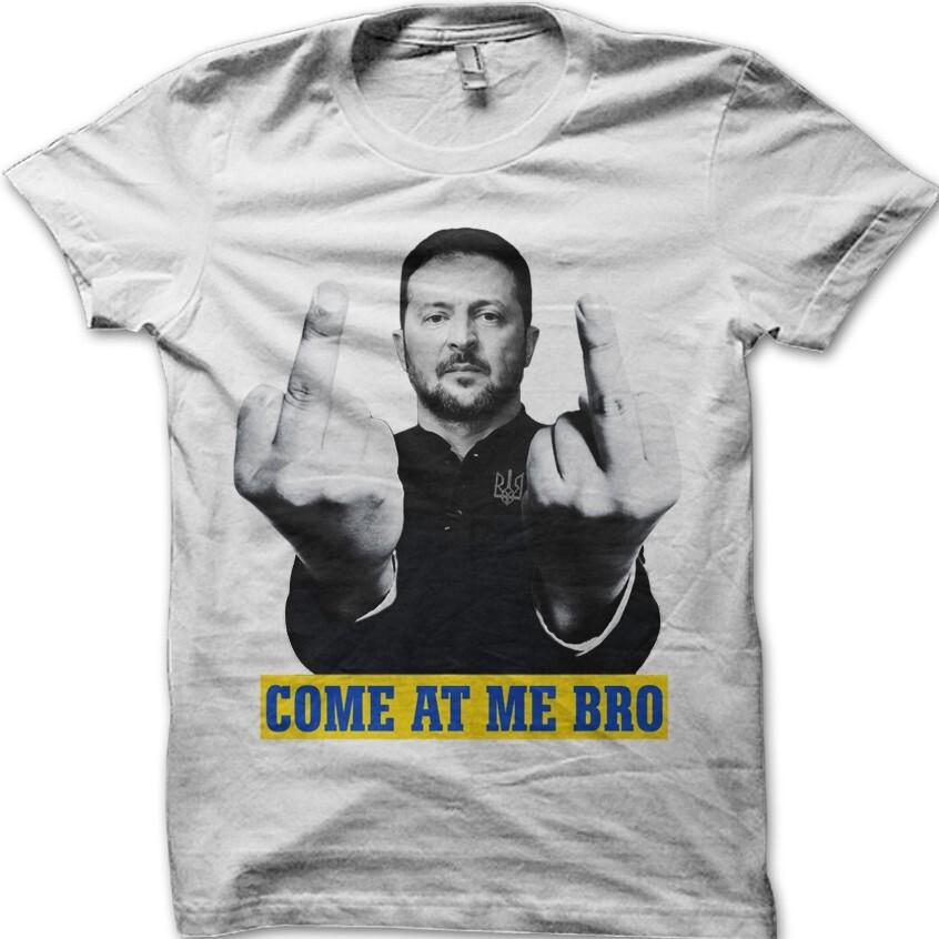 Zelensky Trump Vance Putin FINGER Come at me bro Support UKRAINE t-shirt S