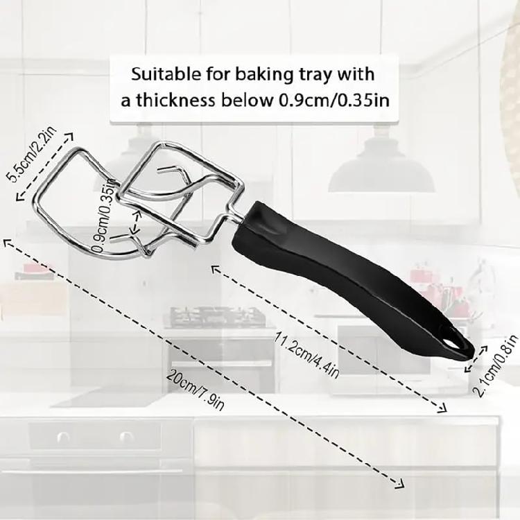 2Pcs Tray Extractor for Air Fryers Grills Extractor for Kitchen Oven Rack Pullers