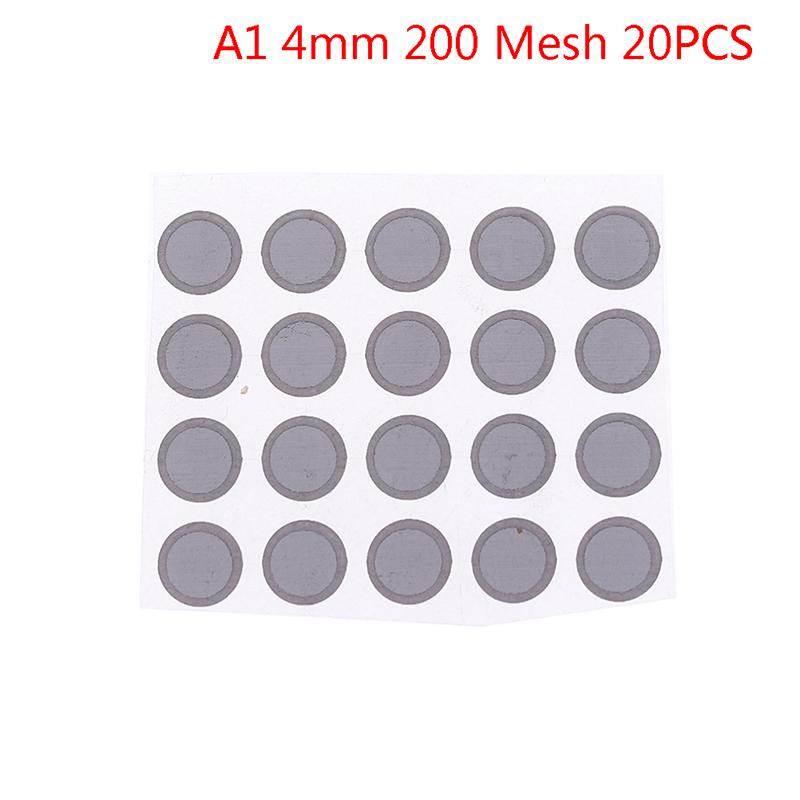 

20 шт., тюнинговая бумага для наушников «сделай сам», демпфирующая передняя оболочка, фильтрующая сетка, увеличение низкого уровня 4mm 200 mesh