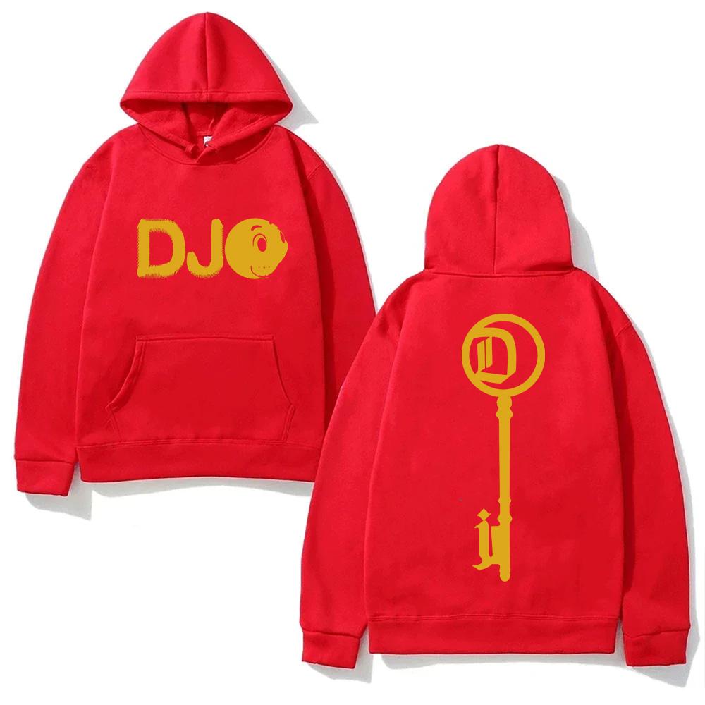 Joe Keery Mikina s kapucí s logem Smiley Face Djo Grafické oblečení Oblečení ve stejném stylu jako zpěvák Módní s kapucí Vysoká kvalita