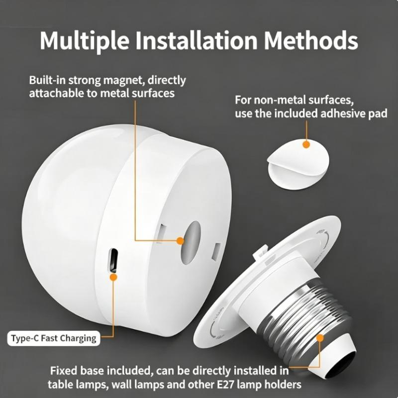 E27 LED-Glühbirne RGB USB-wiederaufladbar 5V-Ladung Intelligente Fernbedienung Campingausrüstung Party Für Zuhause LED-Lampen Lampe