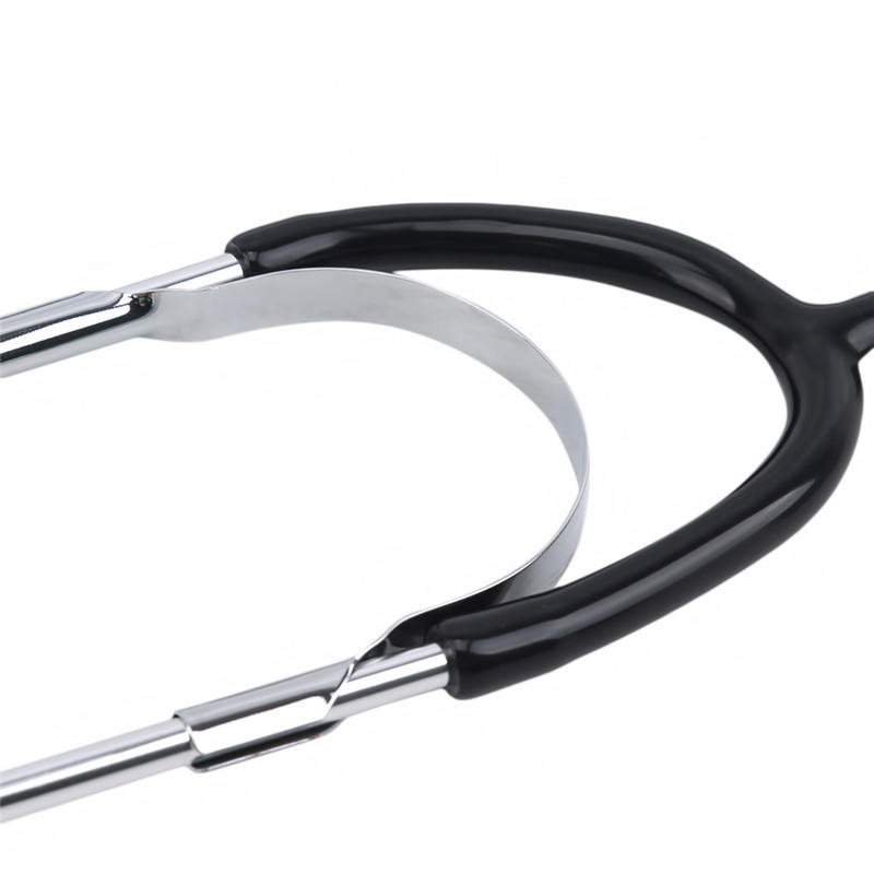 High Quality Durable Single Head Stethoscope Black Medical Equipment Nurse Vet Cardiology Stethoscope