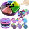 161 Degree Rotatable Diamond Painting Organizer Tray 6 Color Trays Diamond Bead Storage Box for Diamond Art DIY Craft Projects