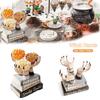 Halloween Witch Hands Snack Bowl Stand Resin Snack Basket Creative Candy Fruit Bowl Holder Desktop Ornament Halloween Decoration