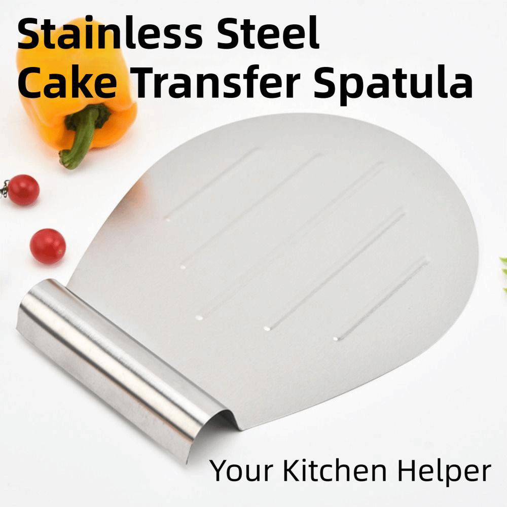 Heavy Duty Pizza Transfer Shovel Silver Baking Shovel Paddle Cake Tray Spatula  Baking Tools
