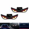 Blinking Moving Eyes Solar Demon Eye Light Anti-Rear-End Light  Universal Car Fit