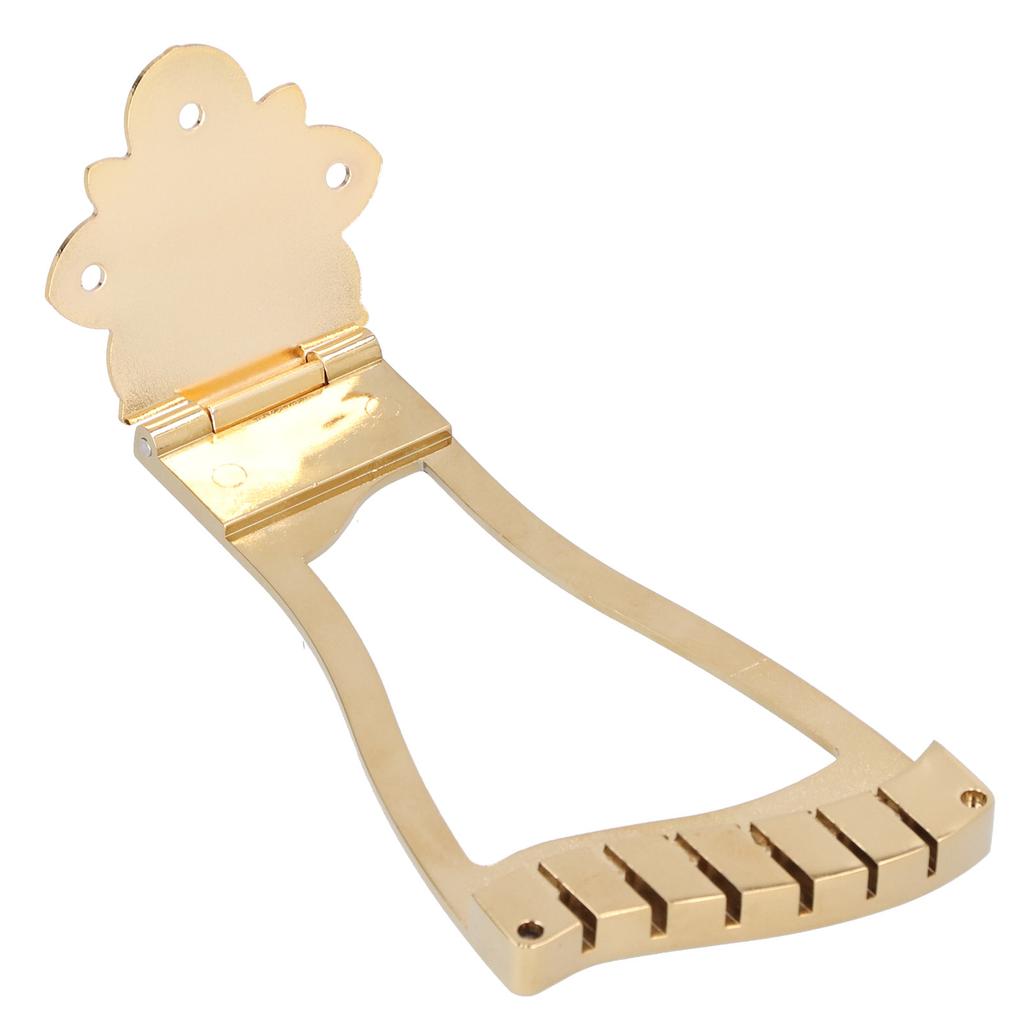 Bridge Tailpiece Replacement for Electric Jazz Guitar Musical Instrument AccessoriesGold