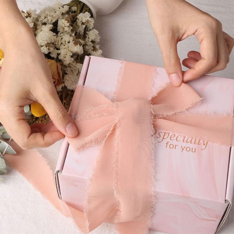 Colorful Ribbon for Wedding Invitations, Bridal Bouquets, Gifts Wrap DIY Crafts