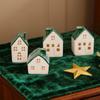 Christmas Table Decoration Hollow Gingerbread House Winter Holiday Table Decoration Warm Led Lights Holiday Gift