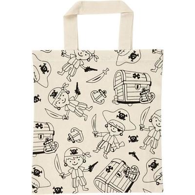 Personalized Tote Bag - Pirate - Light Natural