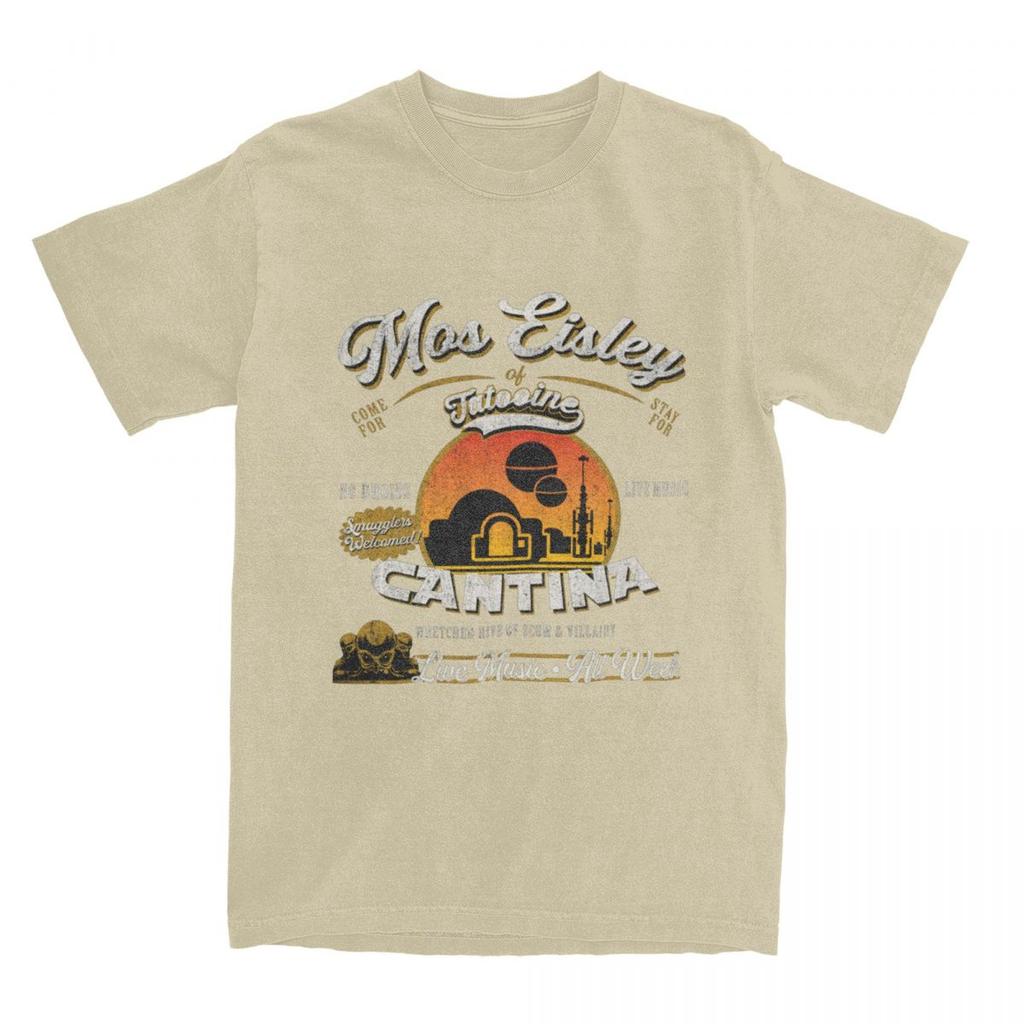 Couple T Shirt Mos Eisley Cantina Tatooine Dks T Shirts Galaxy Moon Summer Tee Shirt Vintage Print Cotton Tops Plus Size 6XL