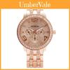 Fashion Womens Quartz Watch With Diamond Accents 24h Calendar Waterproof For Gift