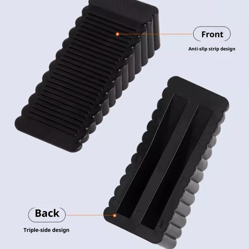 2Pcs Door Stops Rubber Door Stoppers Rubber Anti Collision Safety Door Stoppers Door Joints For Household Hardware Tool