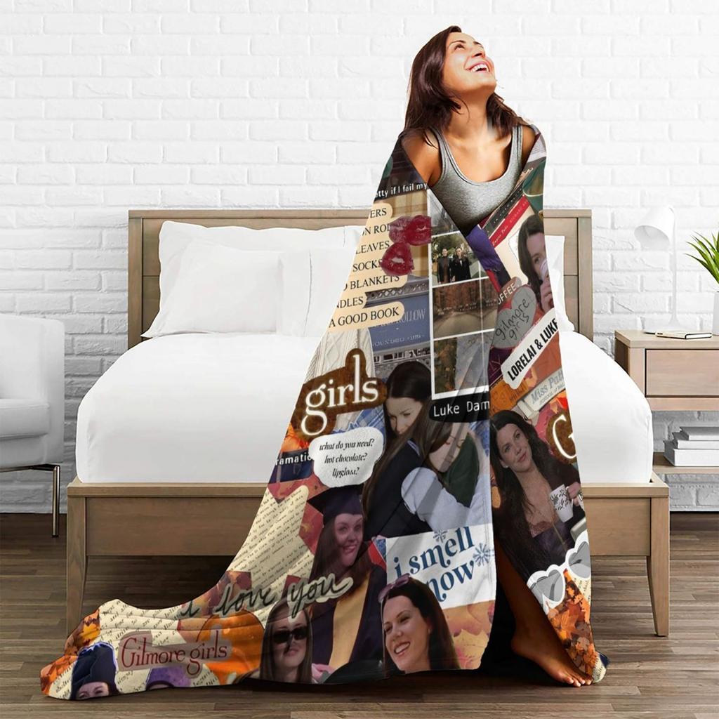 Soft Blanket Gilmore Girls Gilmore I Drink Coffee Like  Throw Blanket Flannel Bedspread For Couch Chair Sofa Bed Sofa Bed Cover